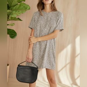 JENNI KAYNE Leopard T-shirt Dress, size L